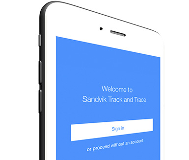 Track and trace service app (photo)