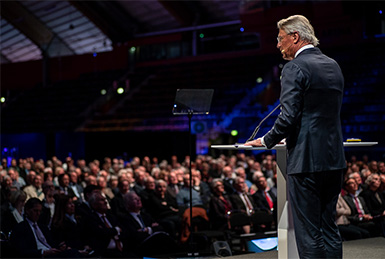 Annual General Meeting 2018 at the Göransson Arena, Sandviken, Sweden (photo)