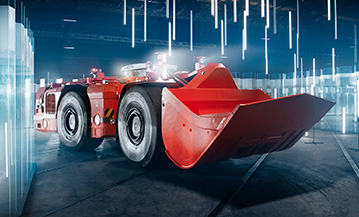 Sandvik Mining and Rock Technology: Automated giant loader in glass labyrinth (photo)