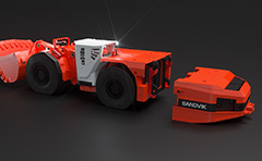 Sandvik LH518B electric-battery loader (photo)