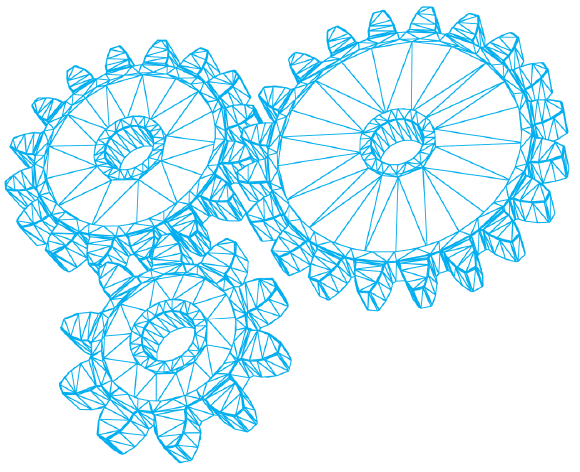Gear wheels (illustration)