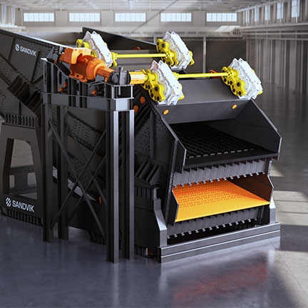 Rock processing machine (photo)