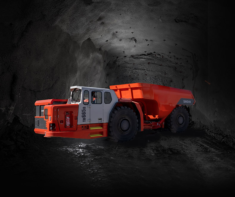 Sandvik® TH665B batterielektrisk gruvtruckar (foto)